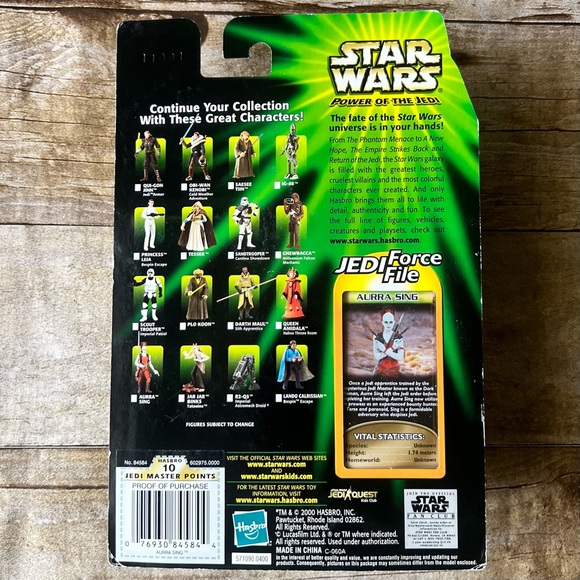 Star Wars Power of the Jedi Aura Sing Bounty Hunter Action Figure - Red - Picture 2 of 4